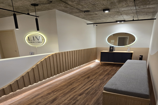 Fachada da Clínica LIV Faria Lima em SP
